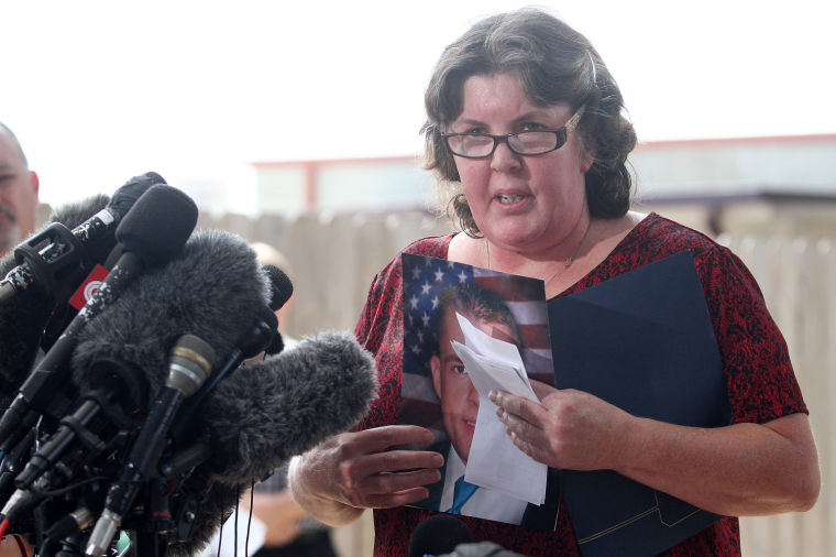 Victims' families give statements